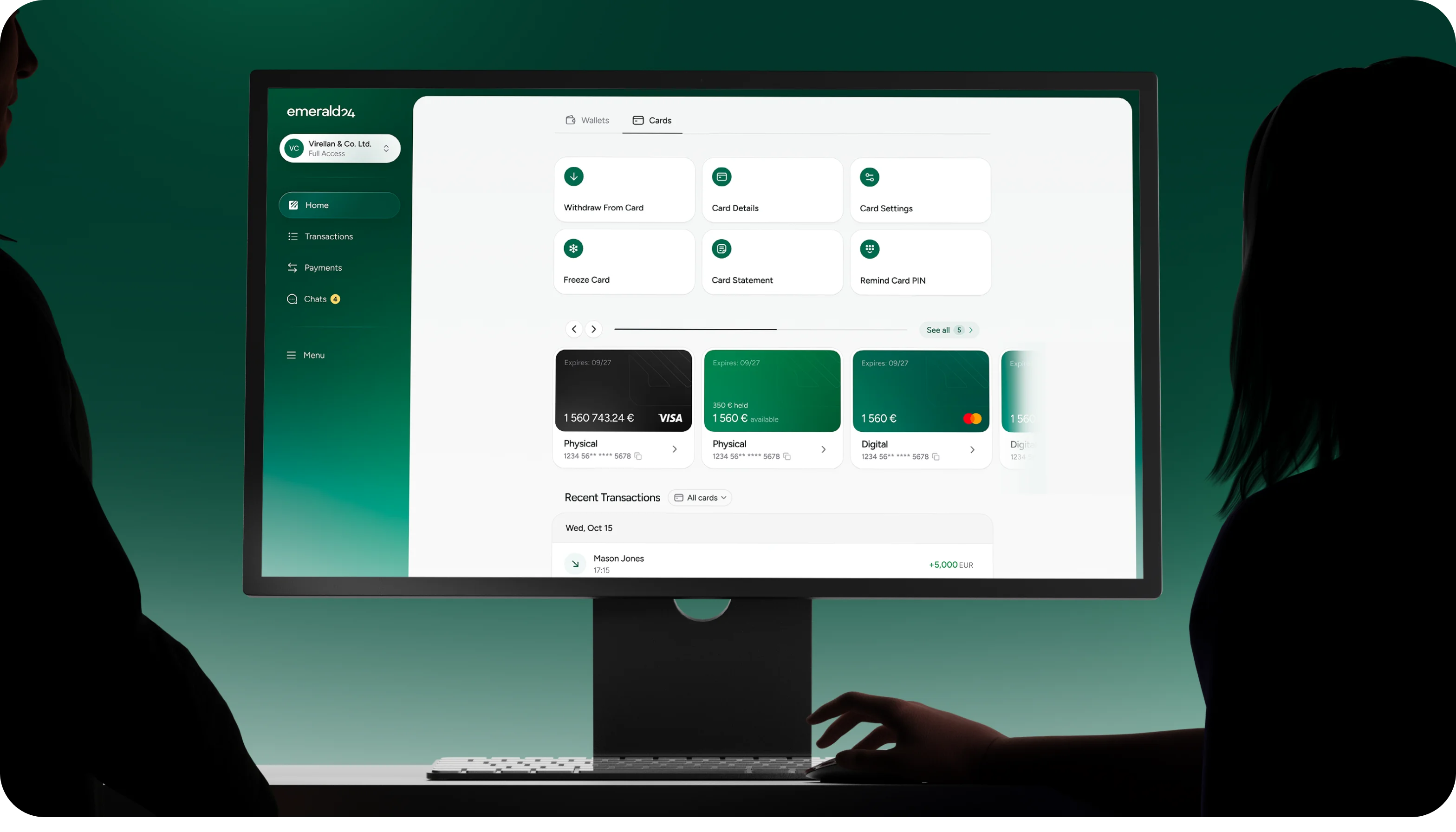 Emerald24 — UX/UI дизайн і розробка сайту для необанку - goodface.agency