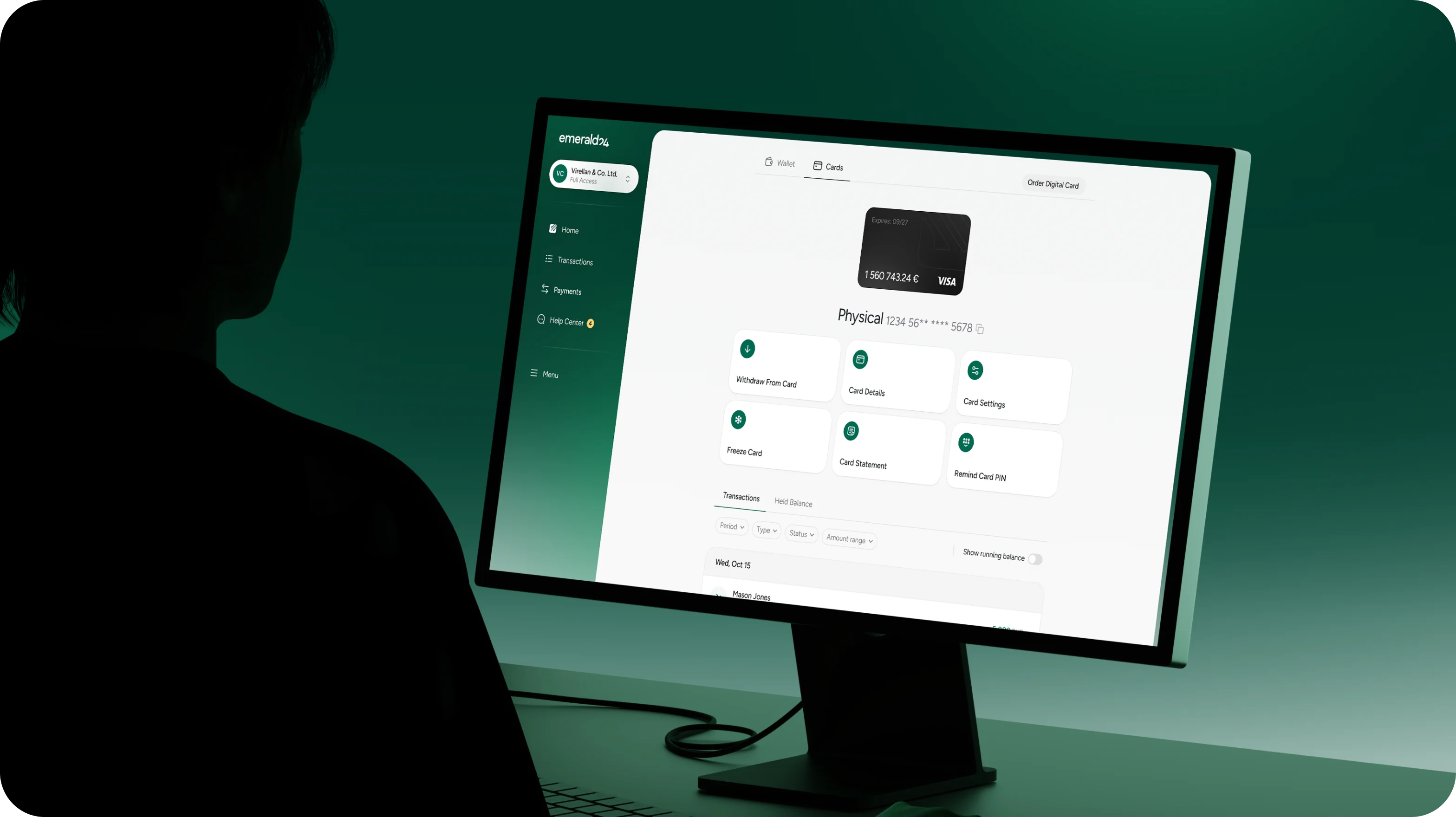 Emerald24 — UX/UI дизайн і розробка сайту для необанку - goodface.agency