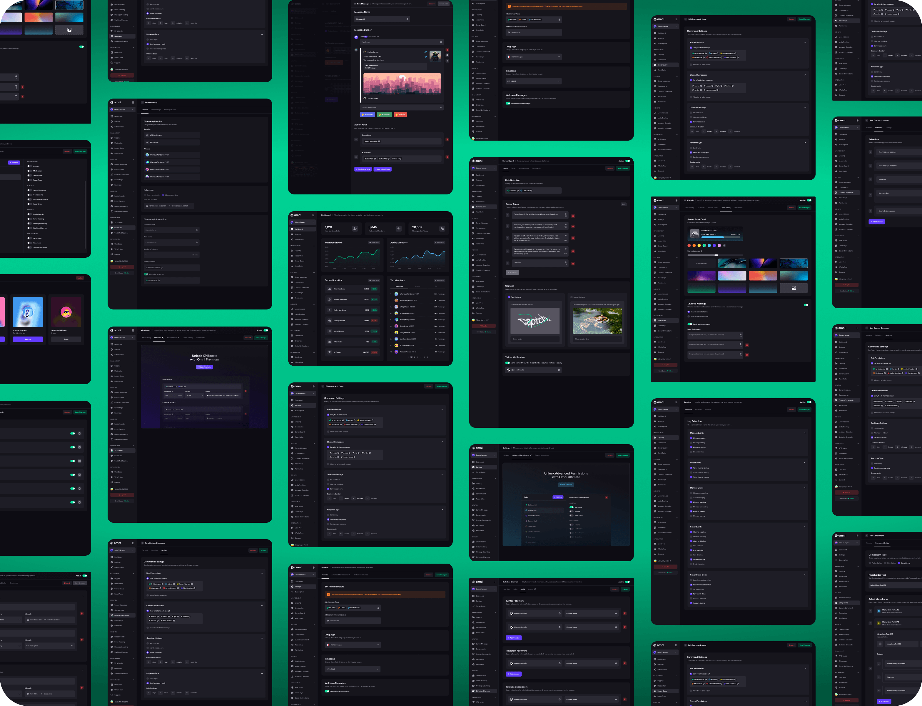 19. Goodface agency - case Omni - All screens.png - UX/UI design and development for SaaS solution for Discord app - goodface.agency