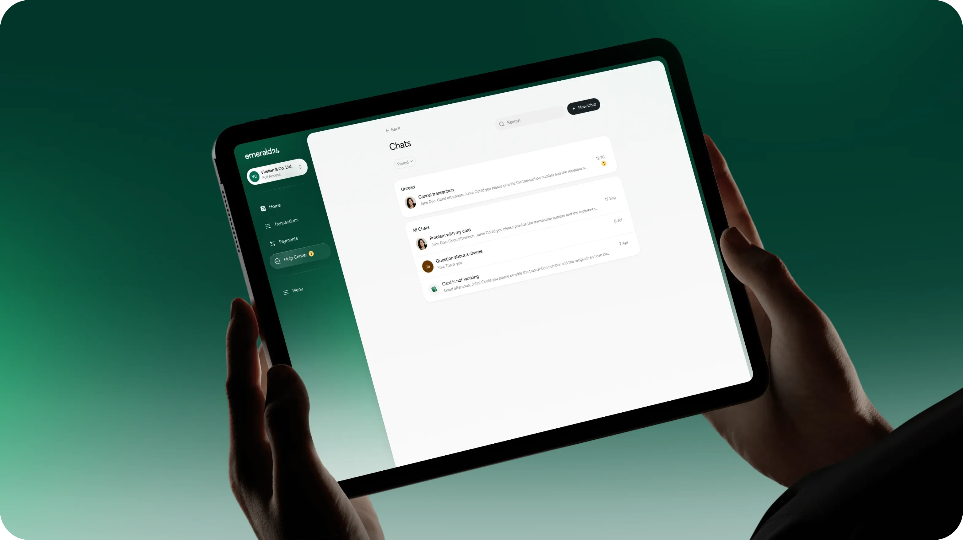 Emerald24 — UX/UI дизайн і розробка сайту для необанку - goodface.agency