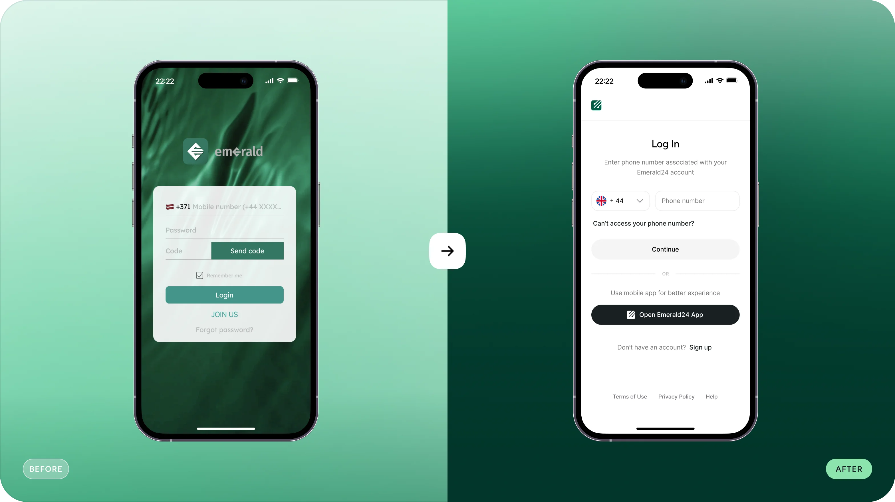 Emerald24 — UX/UI дизайн і розробка сайту для необанку - goodface.agency