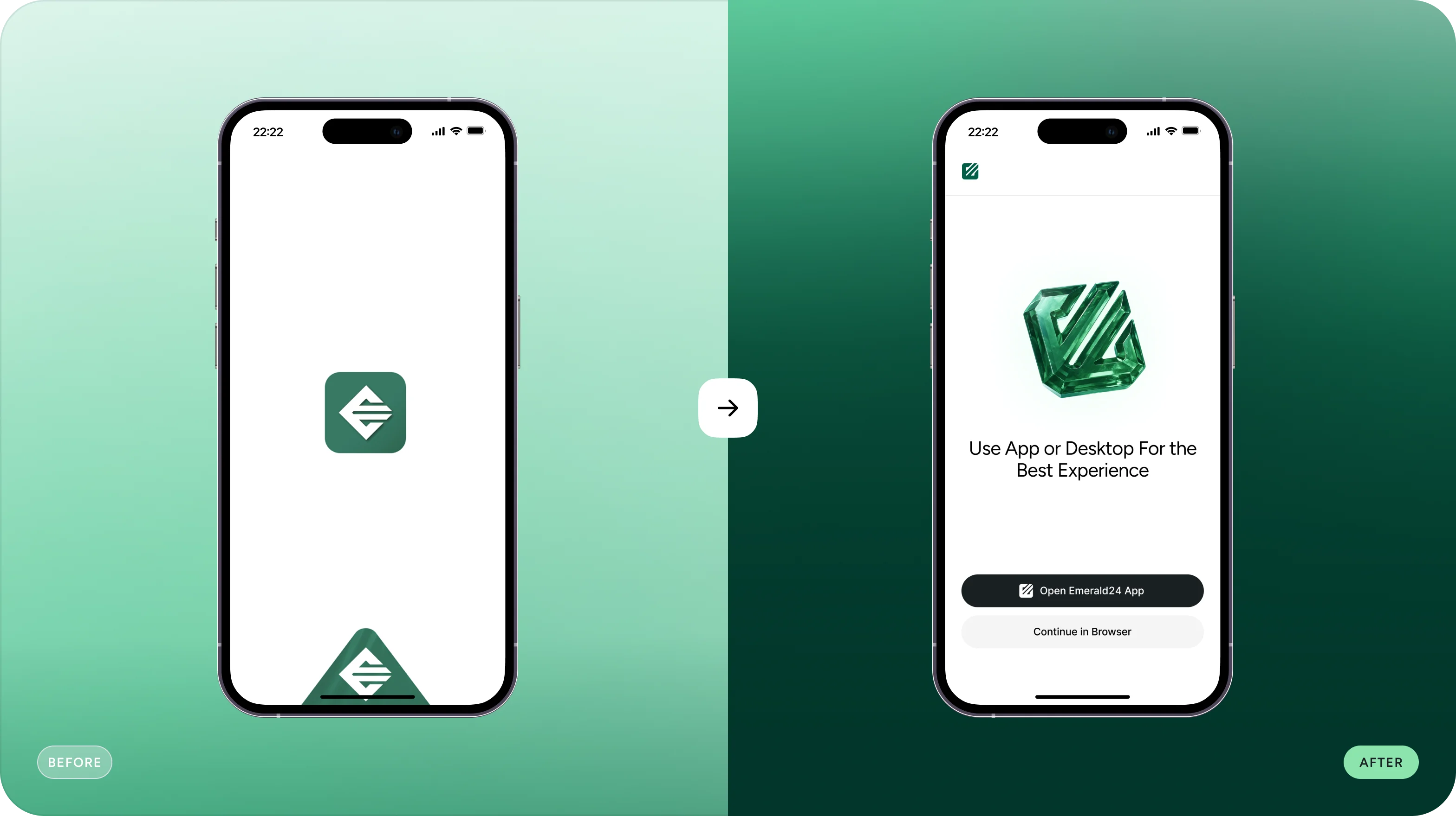 Emerald24 — UX/UI дизайн і розробка сайту для необанку - goodface.agency