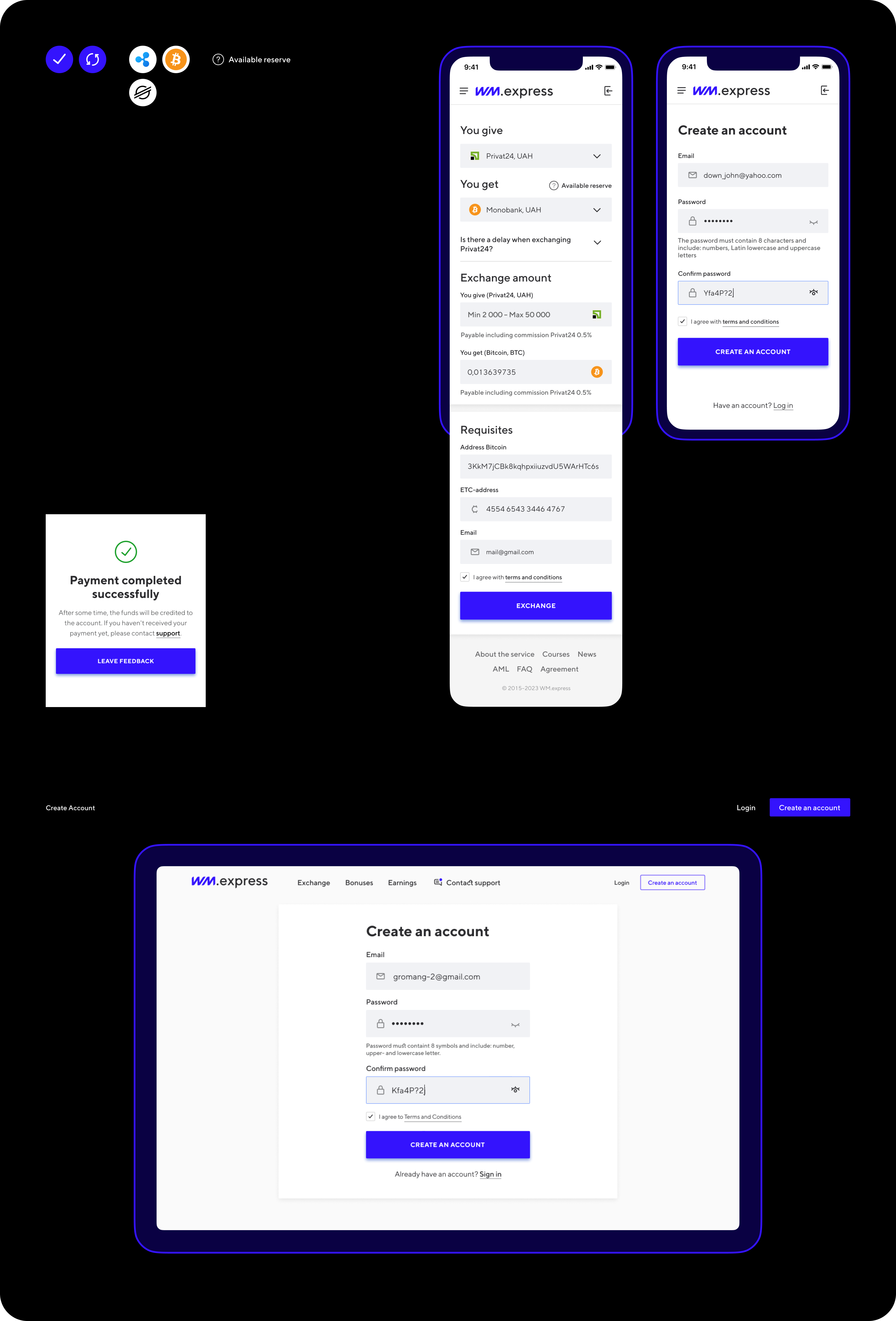2.png - UX/UI design development, front-end development and visual identity of the online currency exchange platform - goodface.agency