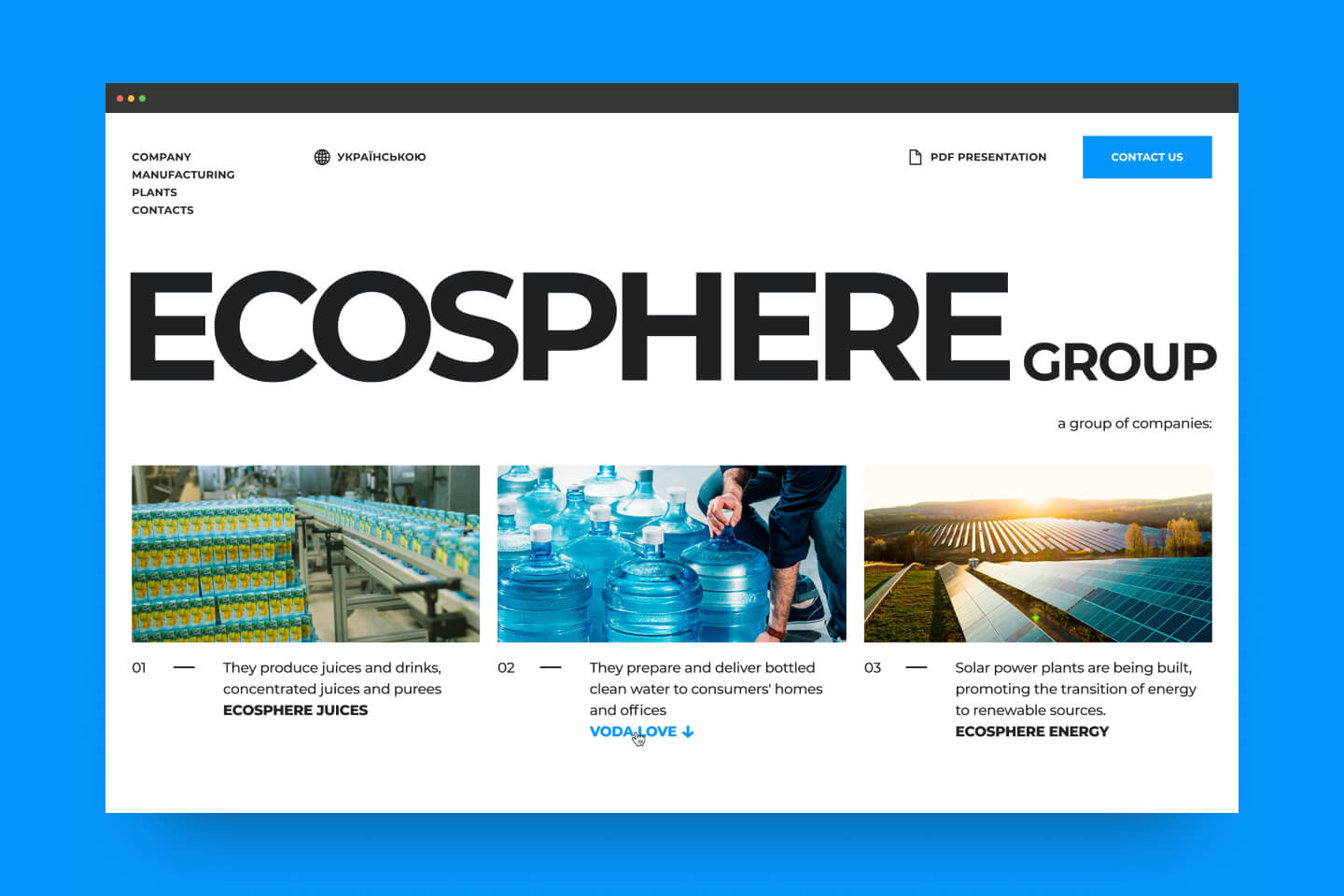 Ecosphere - goodface.agency