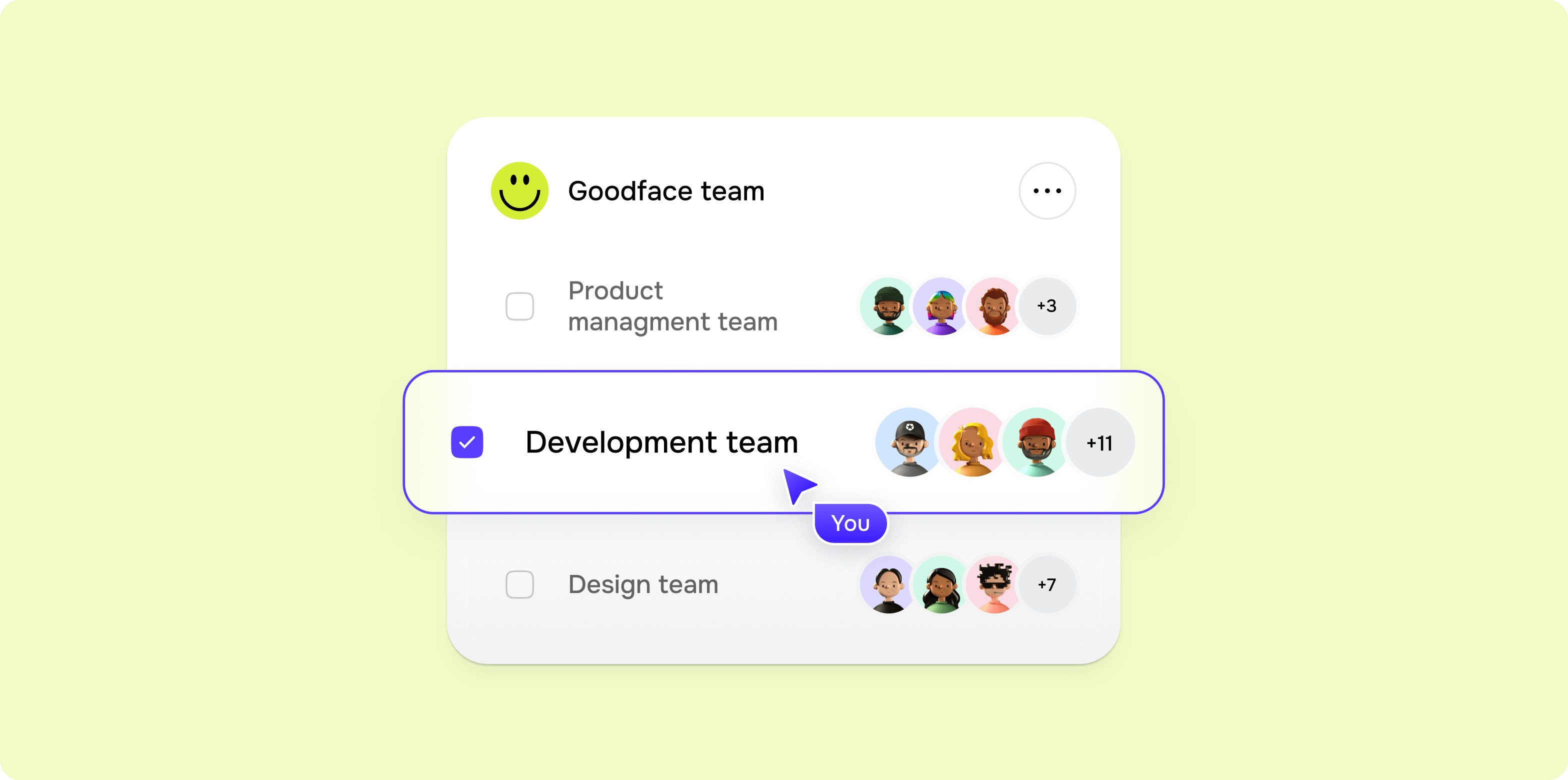 Dedicated Product Team  - goodface.agency