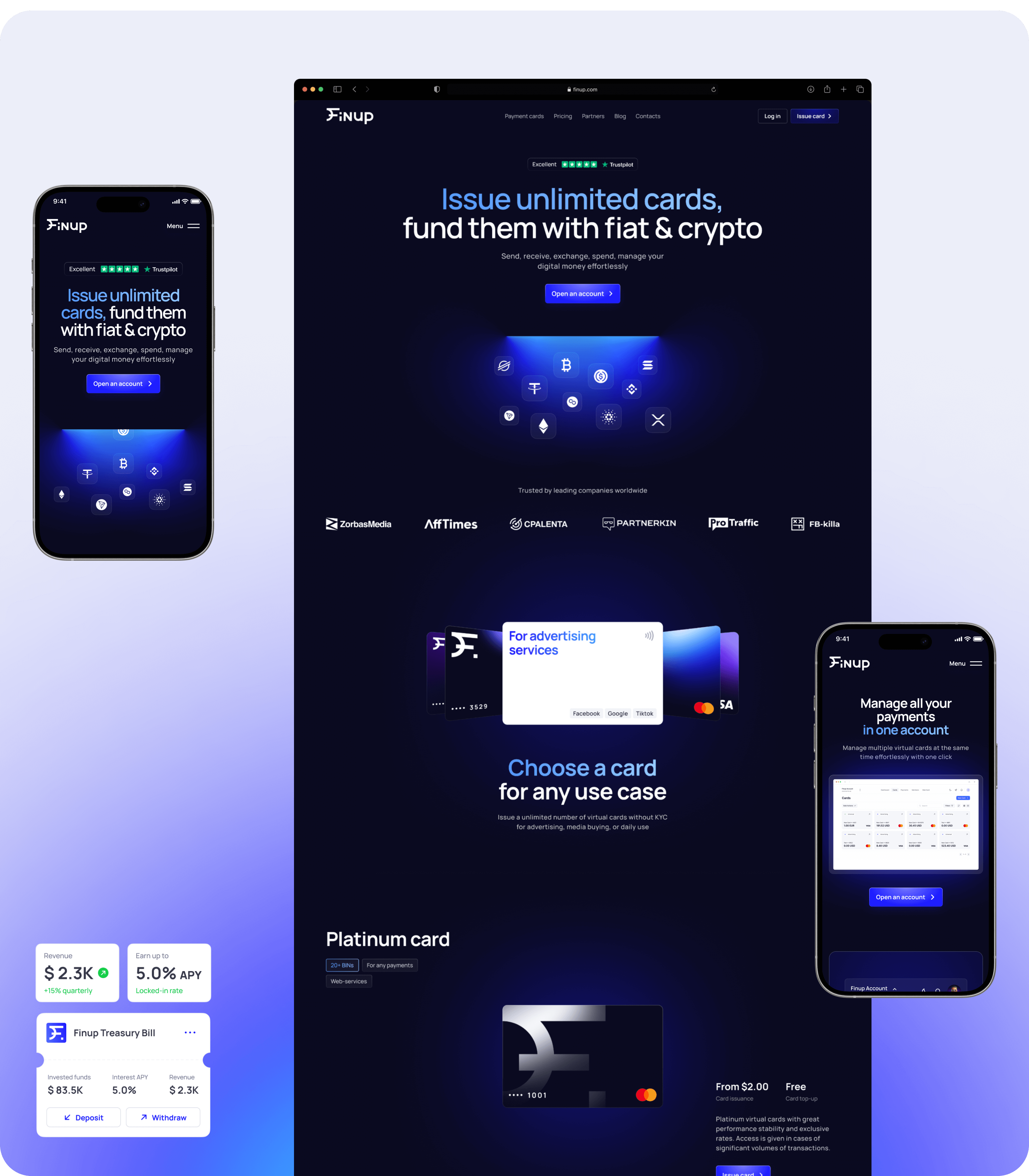 Finup rebranding: Website development, UX/UI design, brand identity design – Goodface - goodface.agency