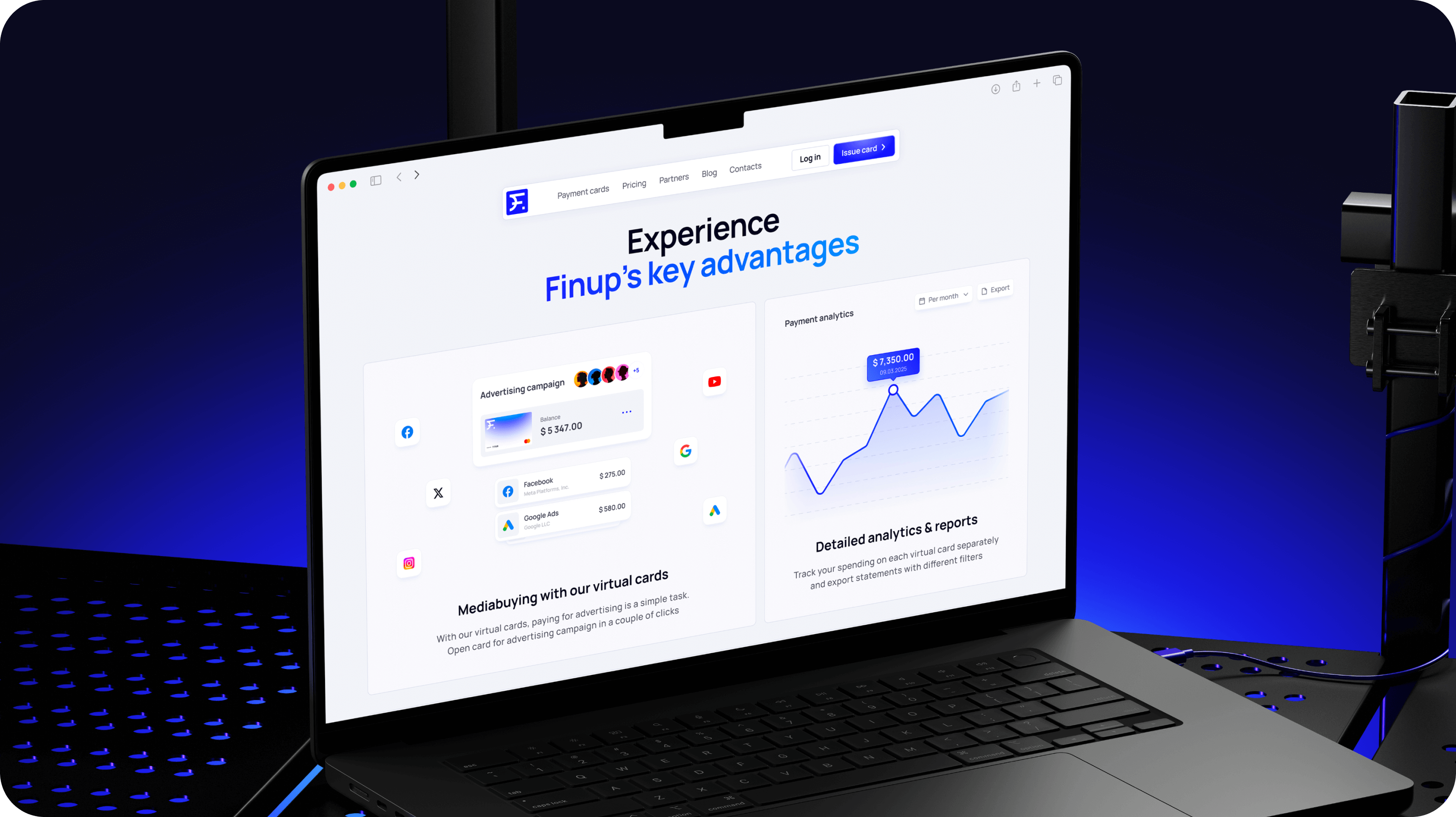 Finup rebranding: Website development, UX/UI design, brand identity design – Goodface - goodface.agency