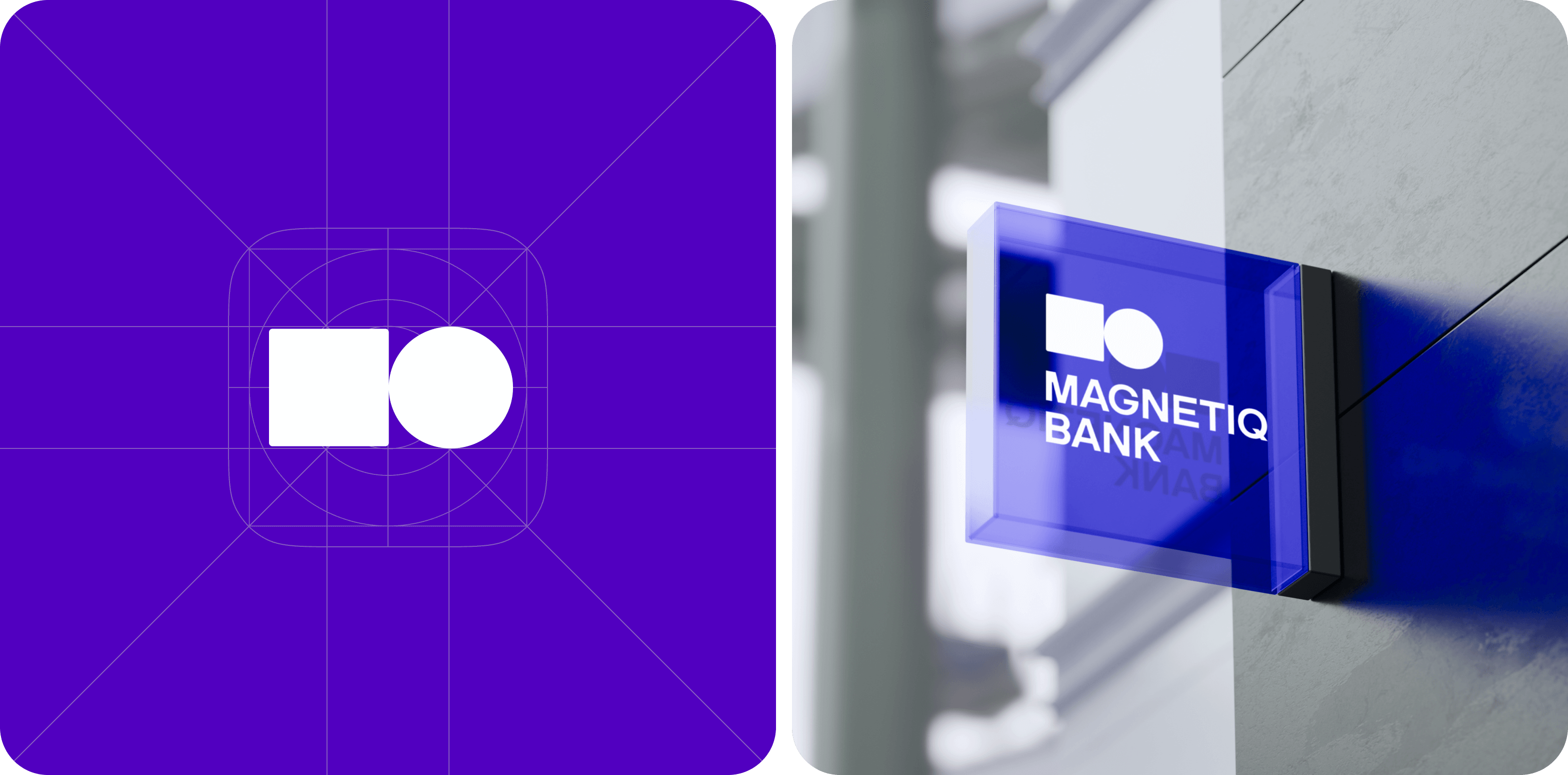 Goodface agency - Magnetiq Bank case - Logo & Logo outdoor mockup.png - Magnetiq bank rebranding: logo & brand identity, web development – Goodface - goodface.agency