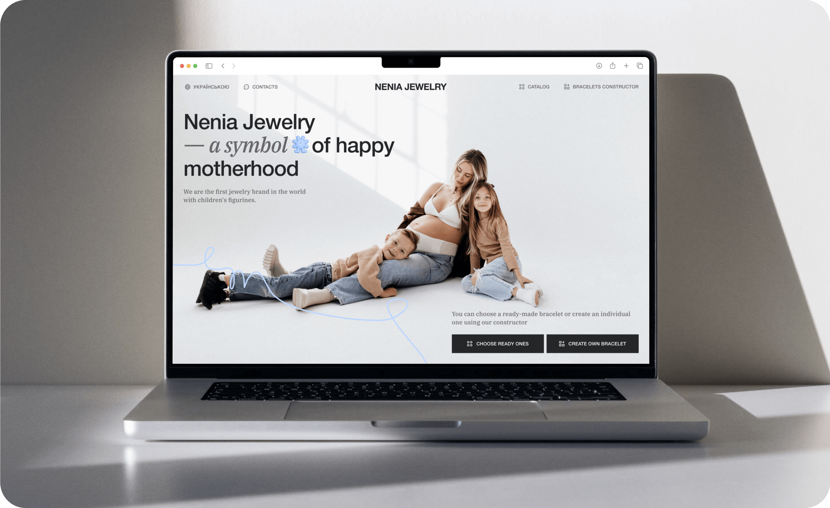 Goodface agency, case Nenia Jewelry.png - UX/UI design and website development, brand identity, and jewelry builder development - goodface.agency
