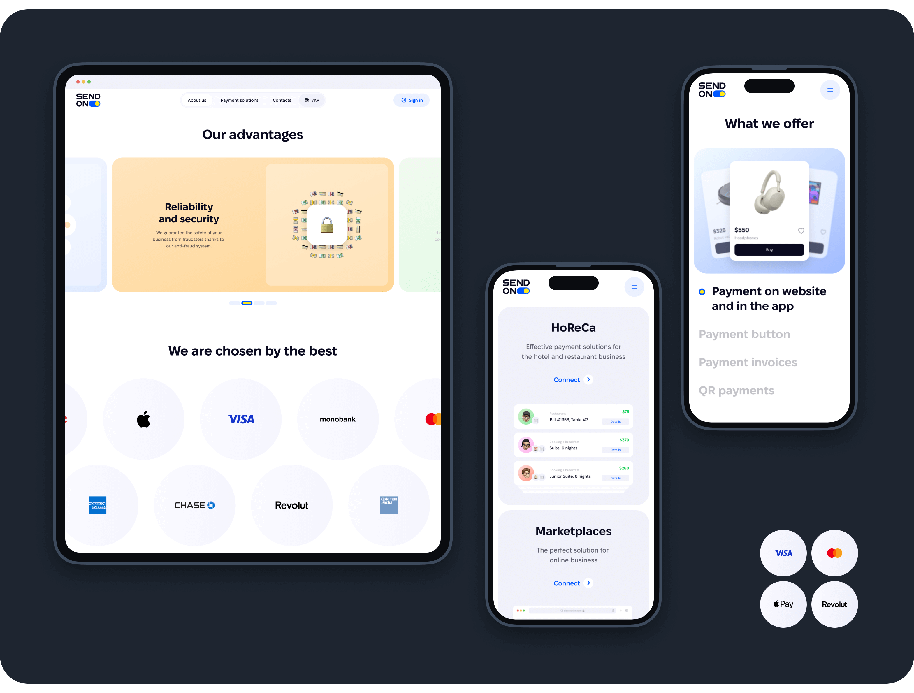 Goodface agency, case SendOn 6.png - UX/UI Design, website development and brand identity for an online payment service - goodface.agency