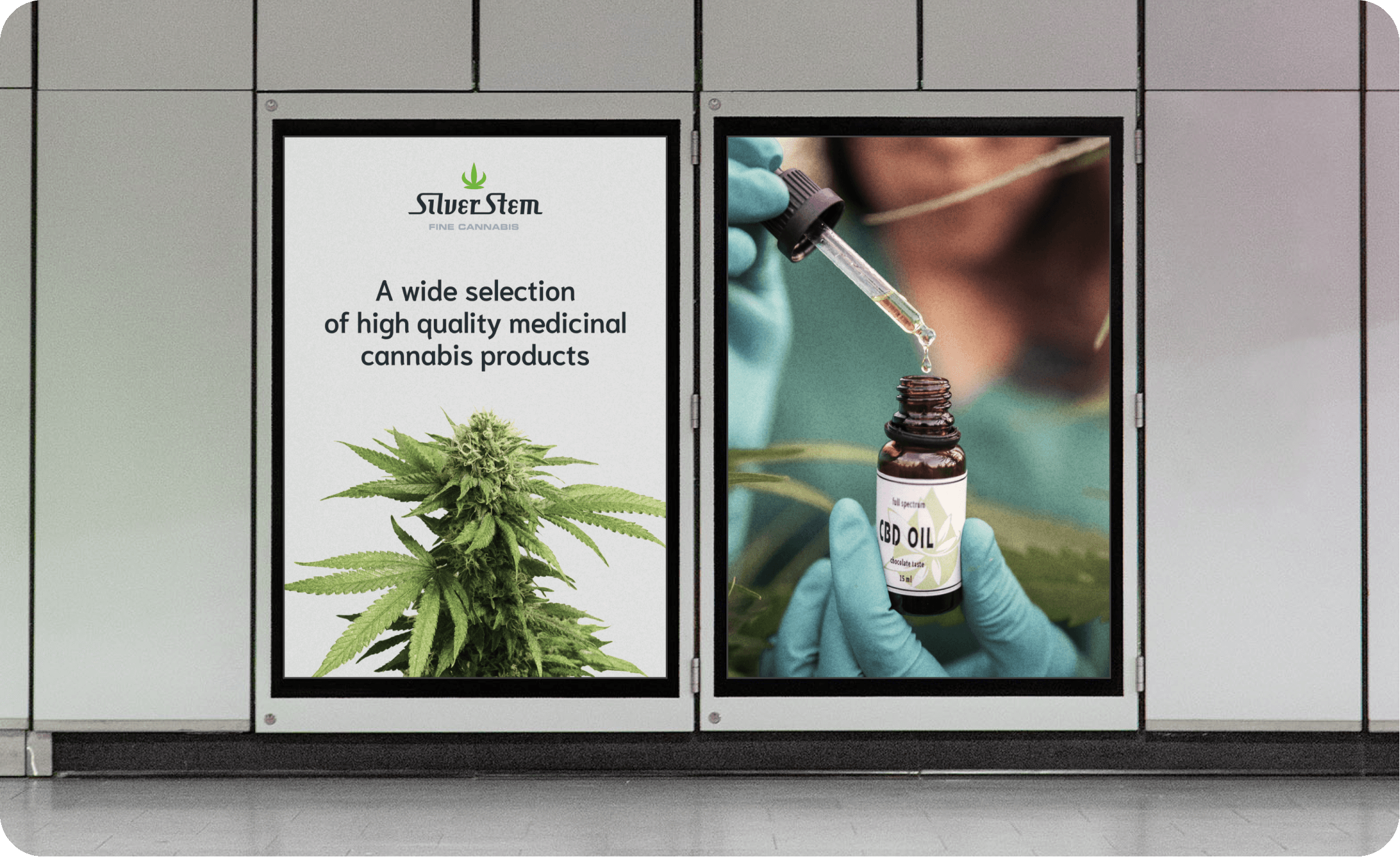 Goodface agency, case SilverStem, Cannabis banner.png - Design for large online store of medical cannabis in the USA - goodface.agency