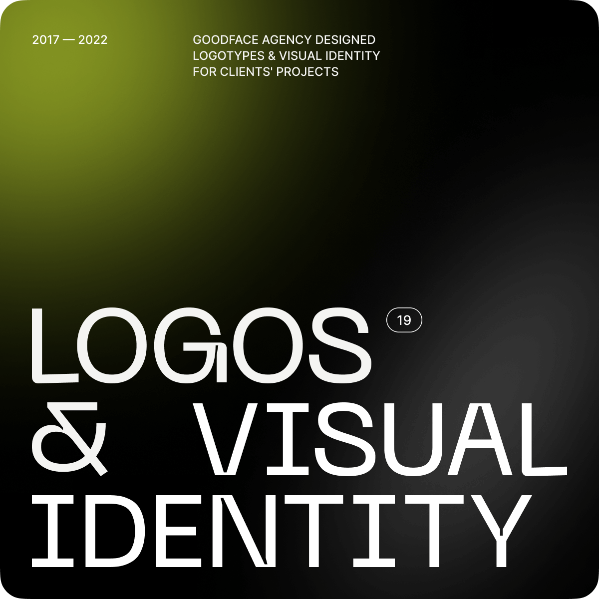 Brand identity - goodface.agency