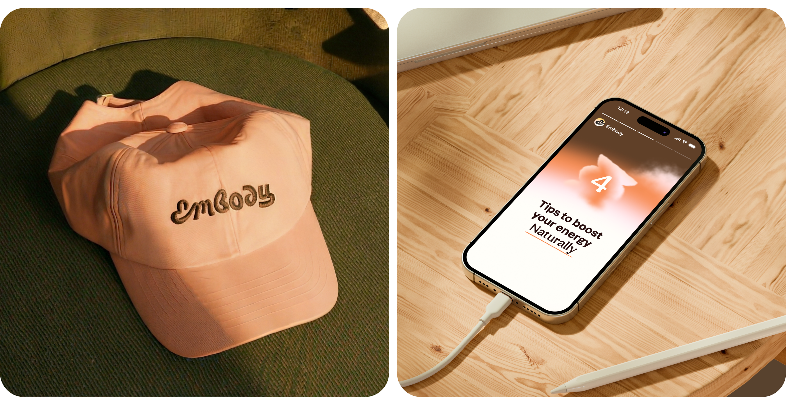 Embody: wellness app branding & product design – Goodface - goodface.agency