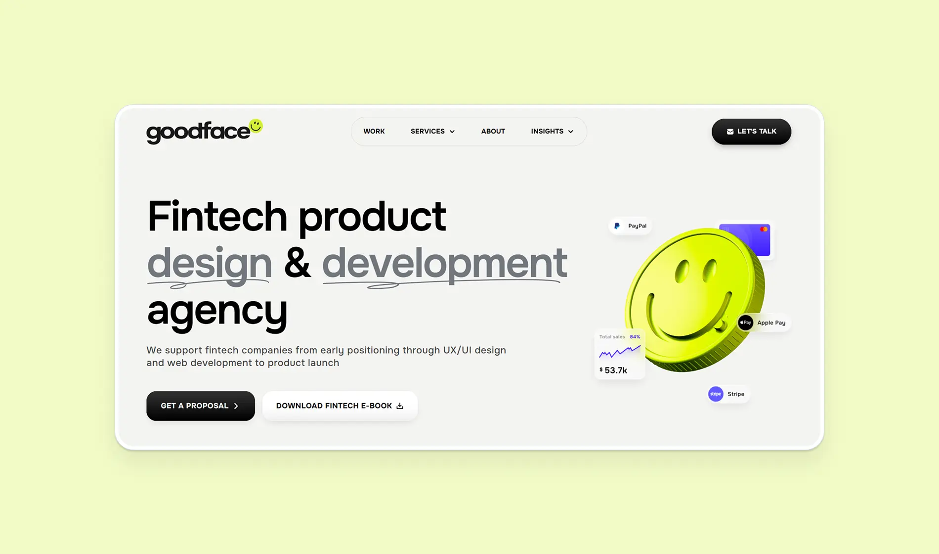Top fintech UX agencies in London for banking - goodface.agency