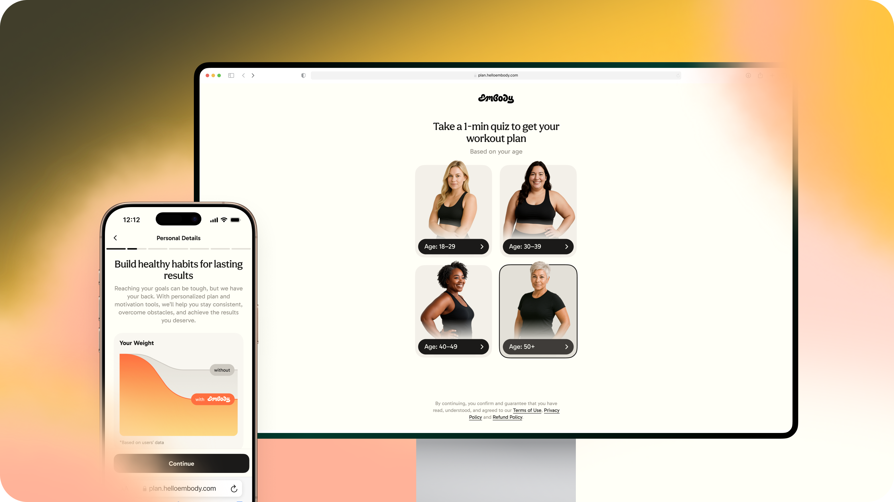 Embody: wellness app branding & product design – Goodface - goodface.agency